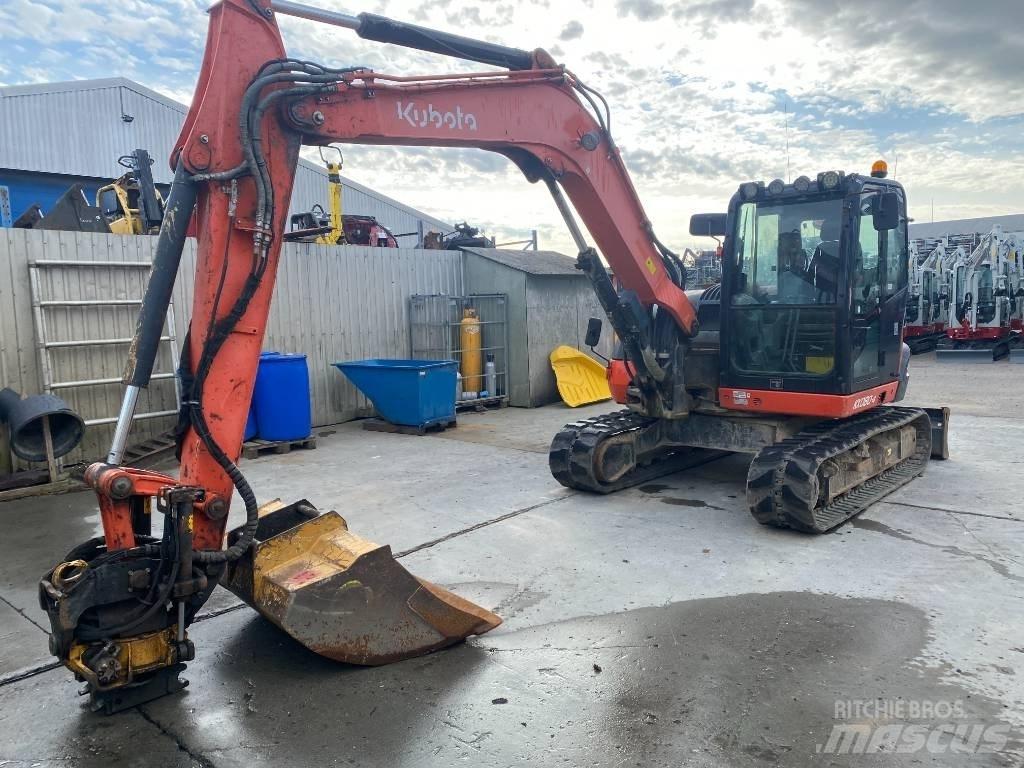 Kubota KX 080-4 中型油圧ショベル 7ｔ-12ｔ（ユンボ・パワーショベル・バックホー）