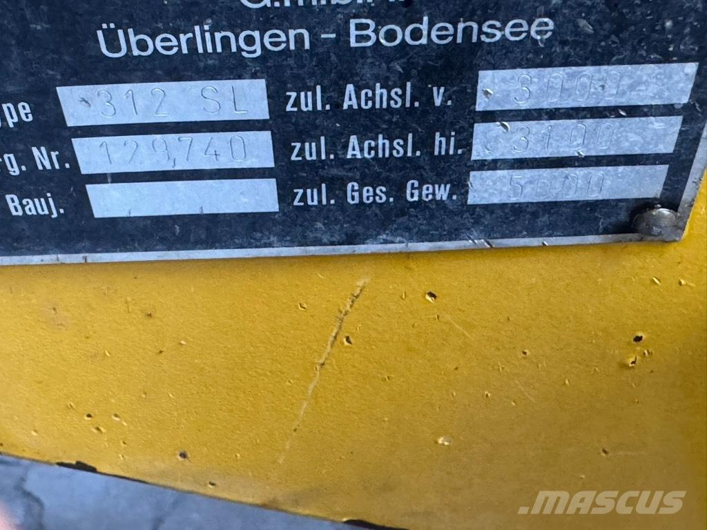 Kramer-allrad 312 SL ホイールローダー・タイヤショベル