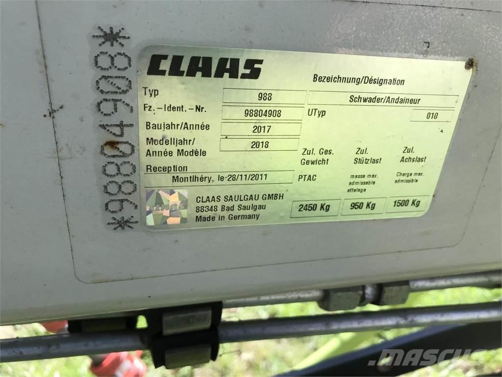 CLAAS Liner 2900 ウィンドローア/レーキ
