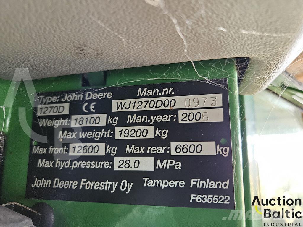 John Deere 1270 D ハーベスター