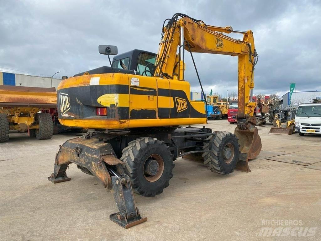 JCB JS160W NVT ホイール式油圧ショベル（パワーショベル・ユンボ・バックホー）