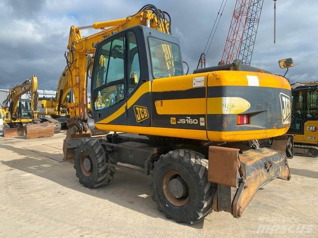 JCB JS160W NVT ホイール式油圧ショベル（パワーショベル・ユンボ・バックホー）