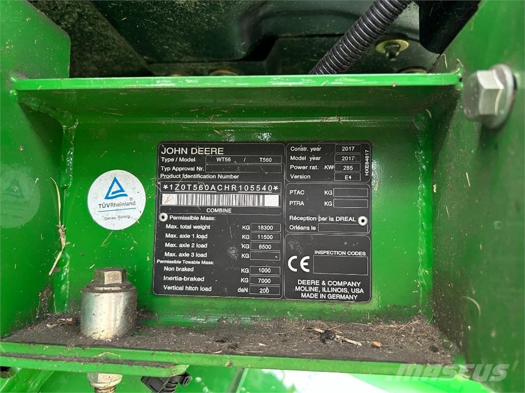 John Deere T560 コンバイン