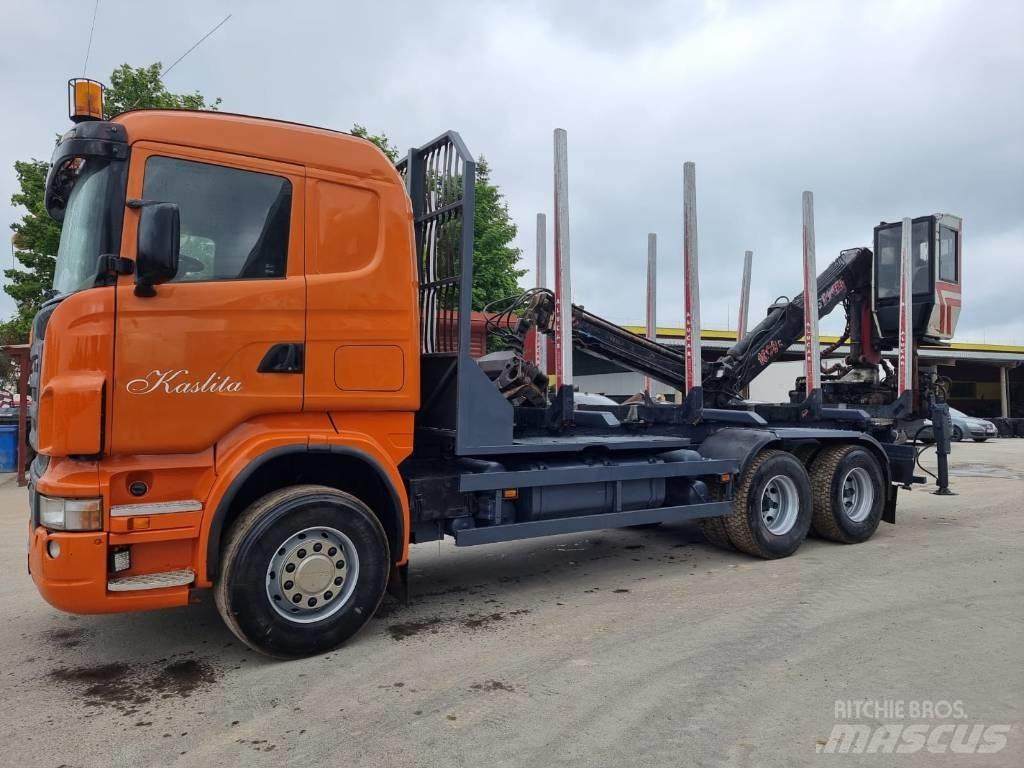 Scania R 580 木材トラック