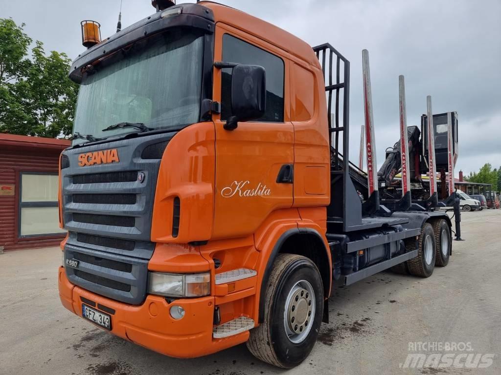 Scania R 580 木材トラック