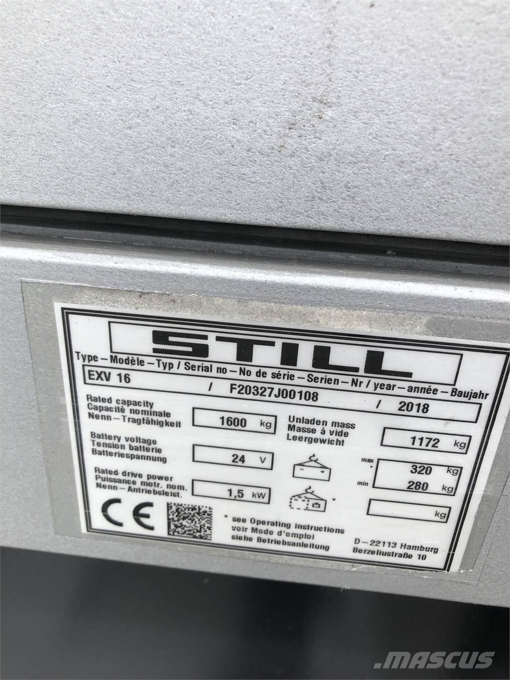 Still EXV 16 自走式スタッカー