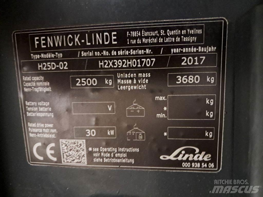 Linde H25D-02 ディーゼル・軽油