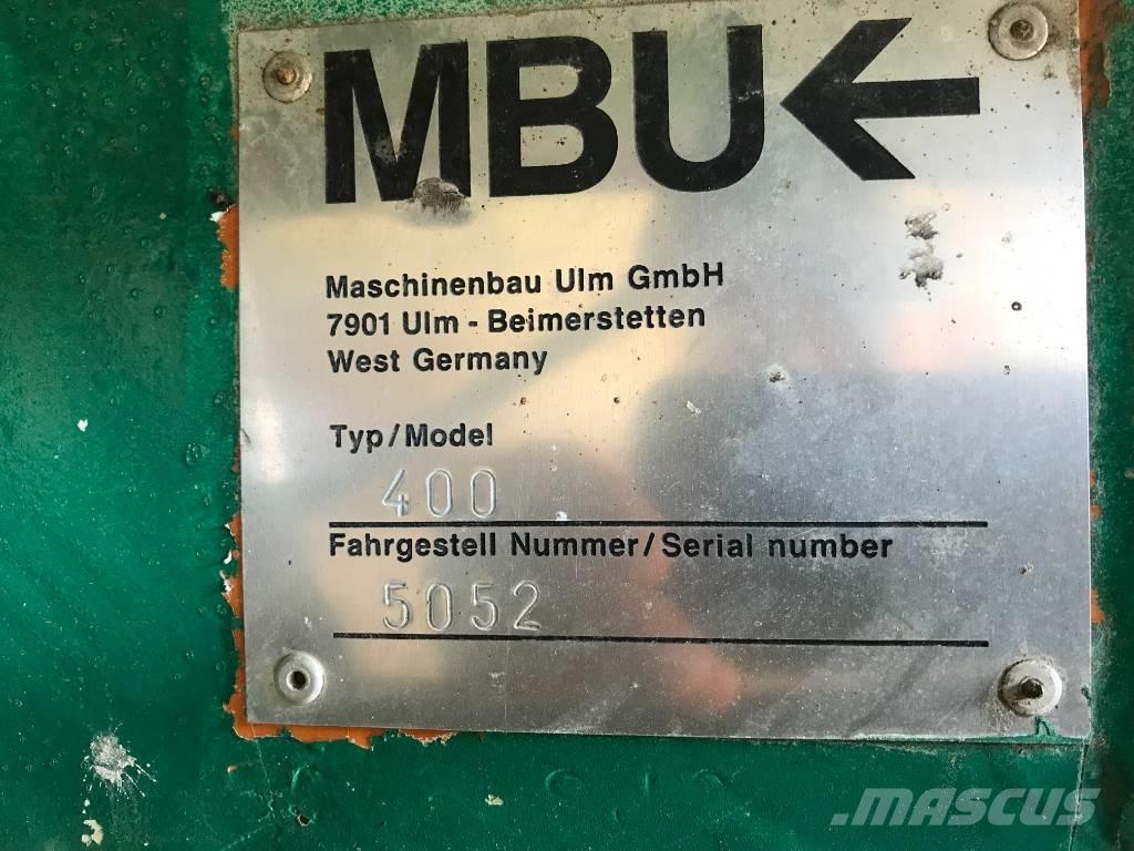 MBU 400 アスファルトフィニッシャ