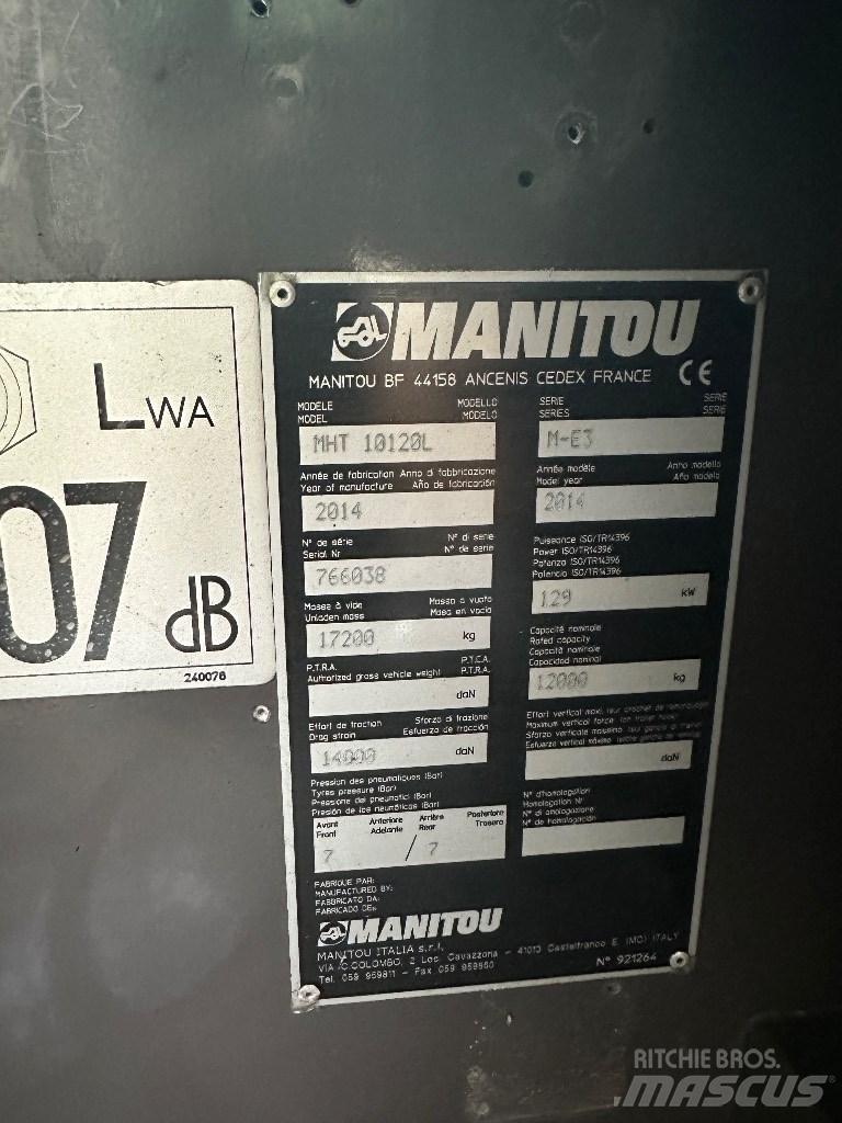 Manitou MHT 10120 L テレスコーピックハンドラー
