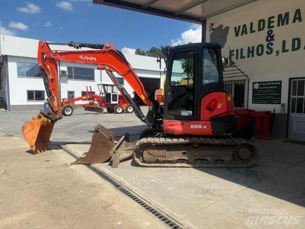 Kubota U 55-4, U55 ミニ油圧ショベル 7t以下（ミニユンボ・ミニディガー）