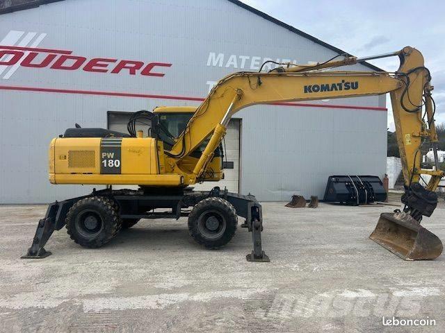 Komatsu PW 180 ホイール式油圧ショベル（パワーショベル・ユンボ・バックホー）