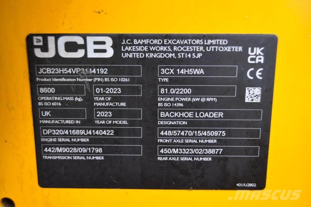 JCB 3 CX バックホーローダー