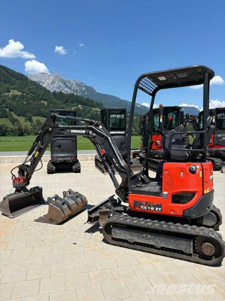 Eurocomach ES 18 ZT ミニ油圧ショベル 7t以下（ミニユンボ・ミニディガー）