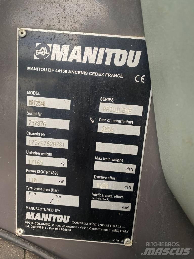 Manitou MRT 2540 テレスコーピックハンドラー
