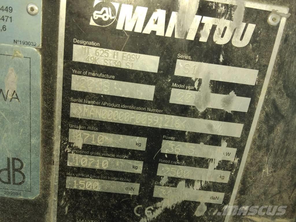 Manitou MT 625 テレスコーピックハンドラー
