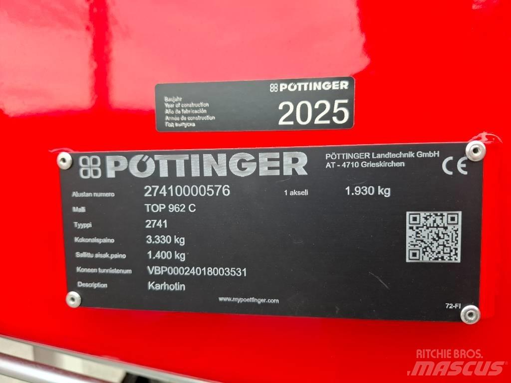 Pöttinger Top 962C ウィンドローア/レーキ