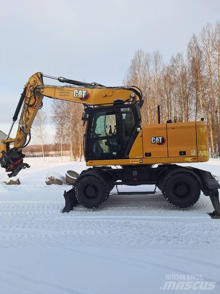 CAT M 318 ホイール式油圧ショベル（パワーショベル・ユンボ・バックホー）