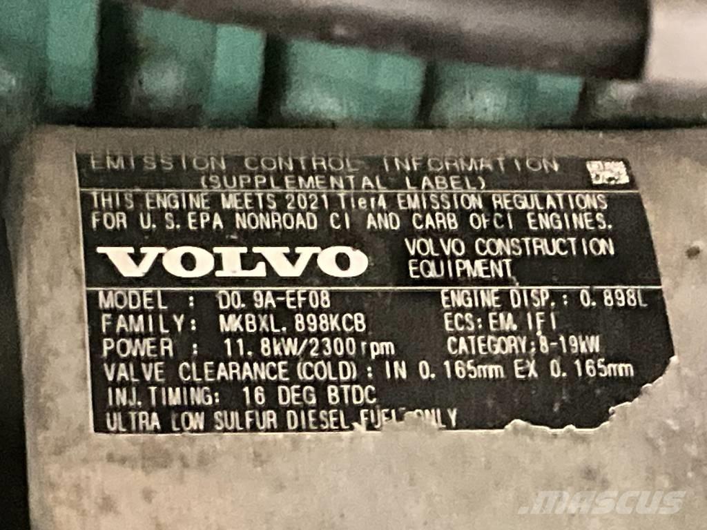 Volvo EC 18 E ミニ油圧ショベル 7t以下（ミニユンボ・ミニディガー）