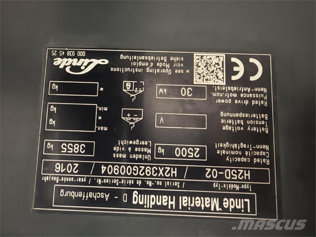 Linde H25D-02 ディーゼル・軽油