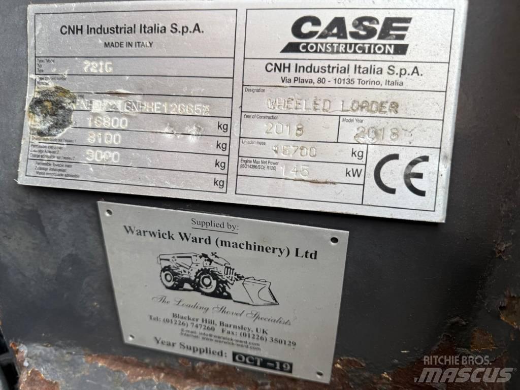 CASE 721 GXR ホイールローダー・タイヤショベル