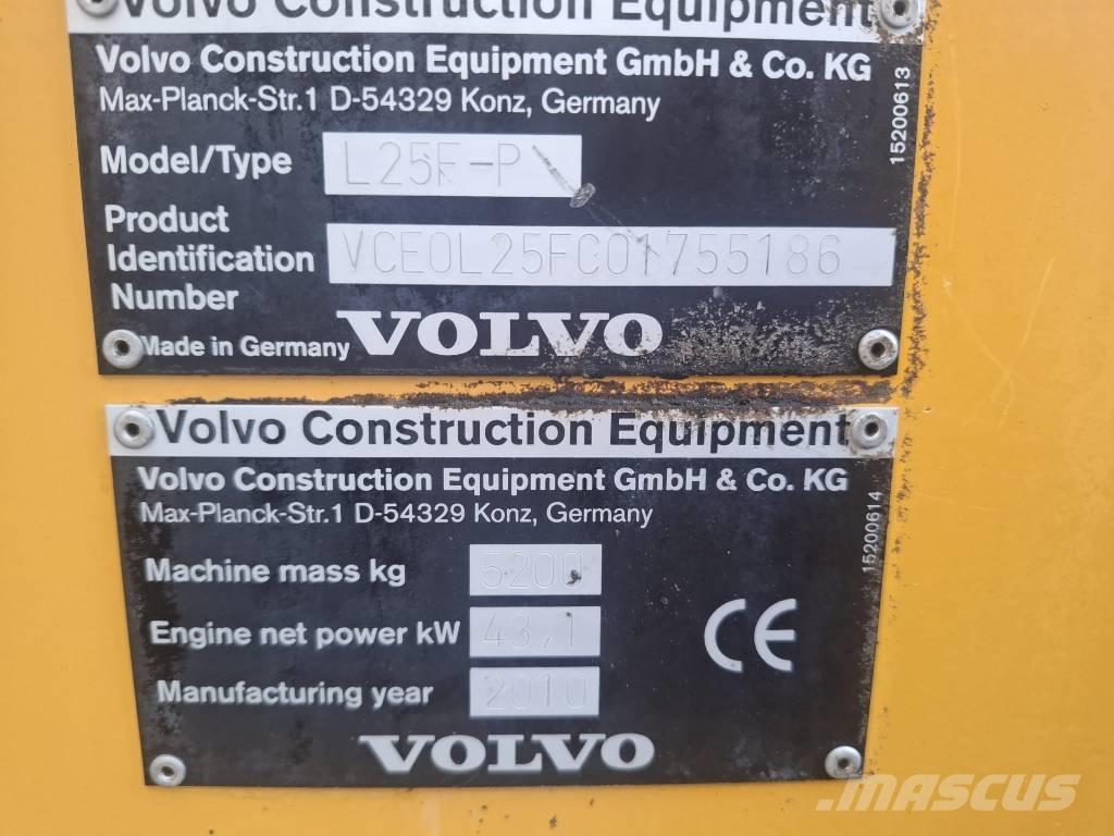 Volvo L 25 F-P ホイールローダー・タイヤショベル