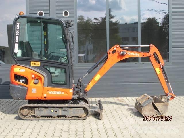 Kubota KX 018-4 ミニ油圧ショベル 7t以下（ミニユンボ・ミニディガー）