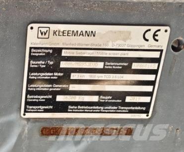 Kleemann MS 953 Evo 自走式スクリーン