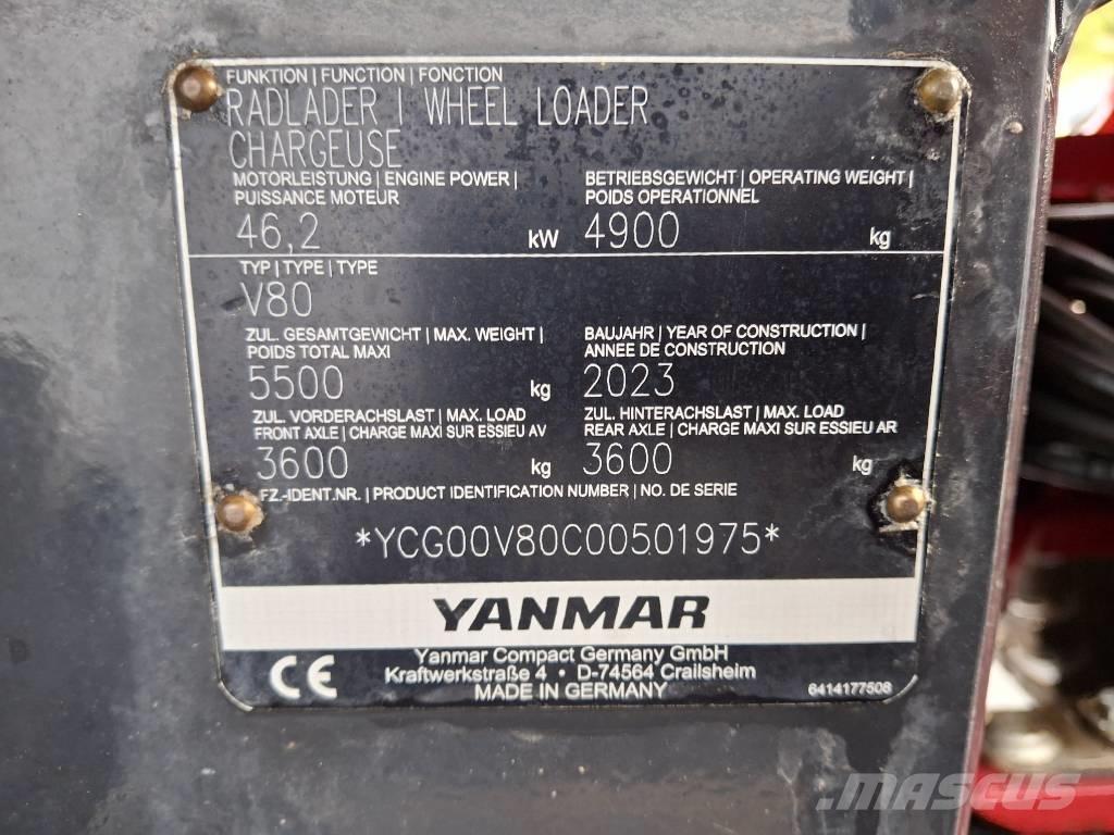 Yanmar V 80 ホイールローダー・タイヤショベル