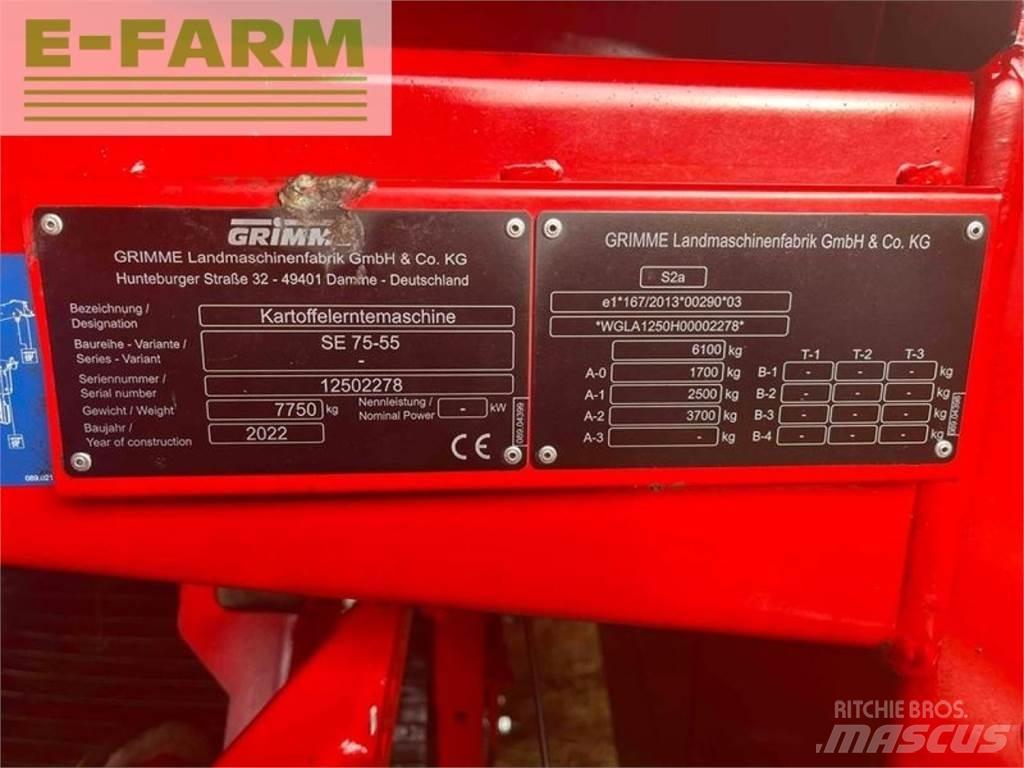 Grimme se 75-55 sb ジャガイモ収穫機・掘取機