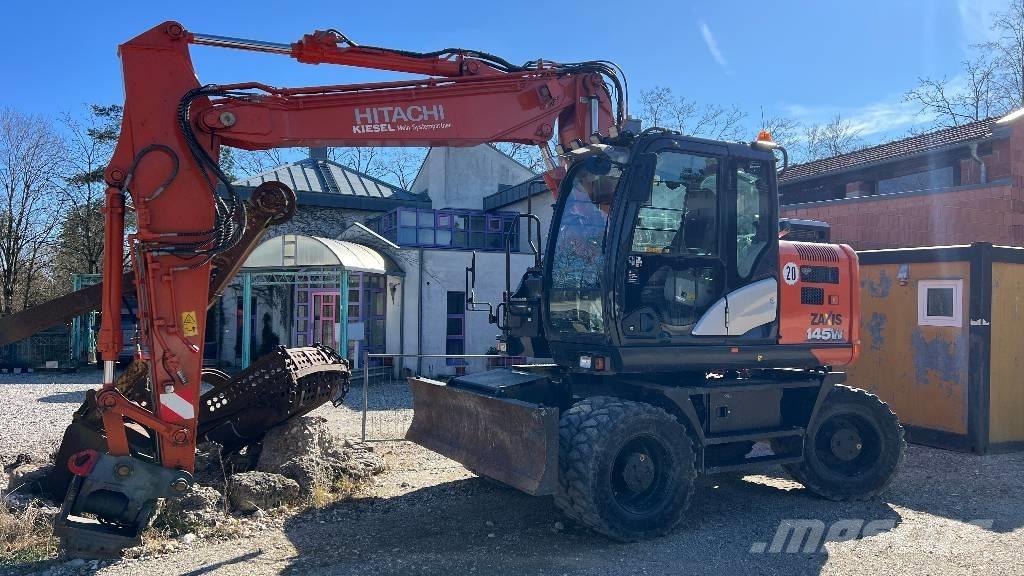 Hitachi ZX 145 W-6 ホイール式油圧ショベル（パワーショベル・ユンボ・バックホー）