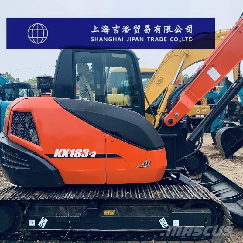 Kubota KX 183 中型油圧ショベル 7ｔ-12ｔ（ユンボ・パワーショベル・バックホー）