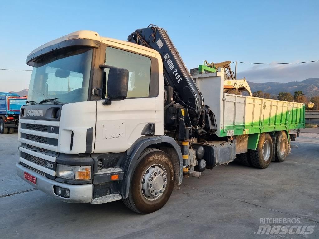Scania P 94 GB クレーントラック、ユニック車