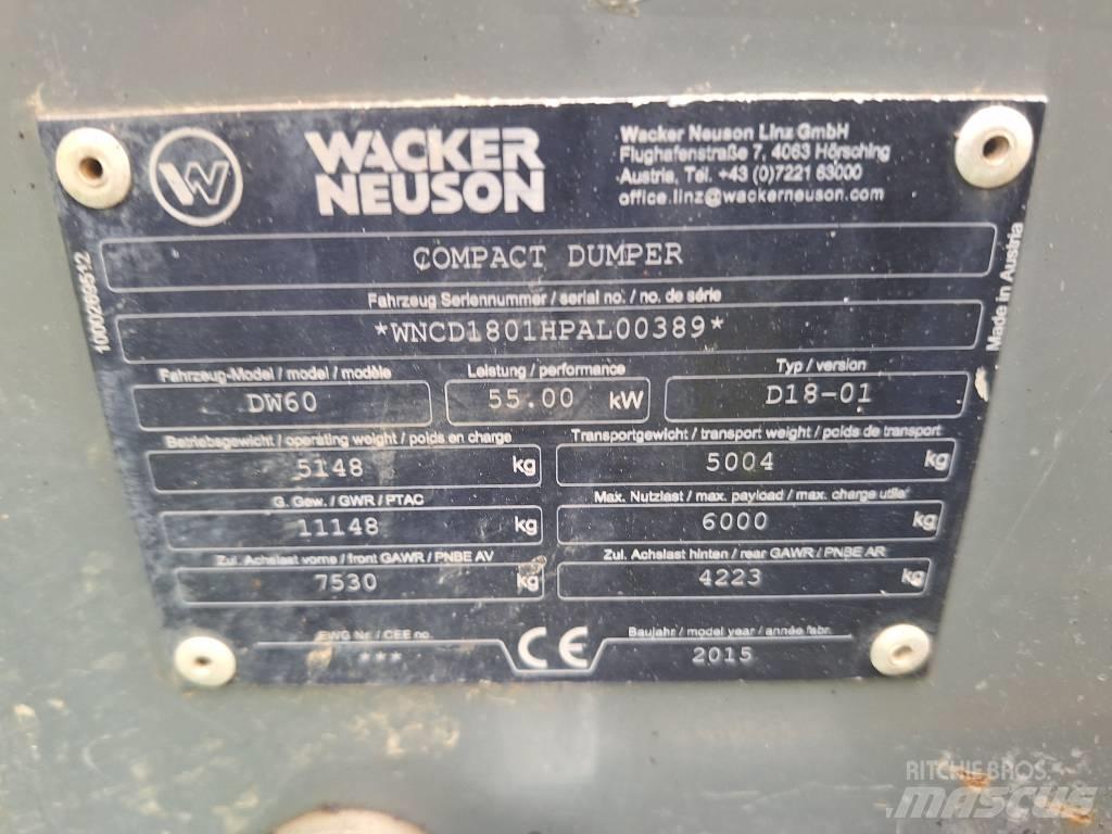 Wacker Neuson DW 60 サイト　ダンプ