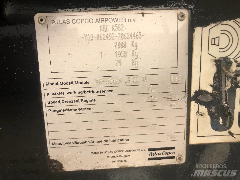 Atlas Copco XAHS 186 コンプレッサー