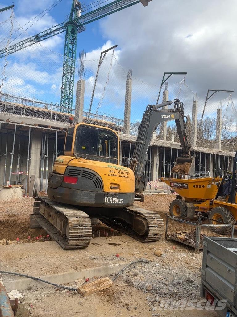 Volvo ECR 88 PLUS 中型油圧ショベル 7ｔ-12ｔ（ユンボ・パワーショベル・バックホー）