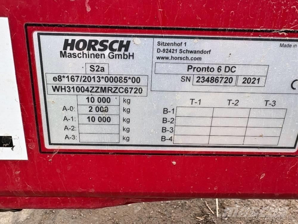 Horsch Pronto 6 DC コンビネーションドリル