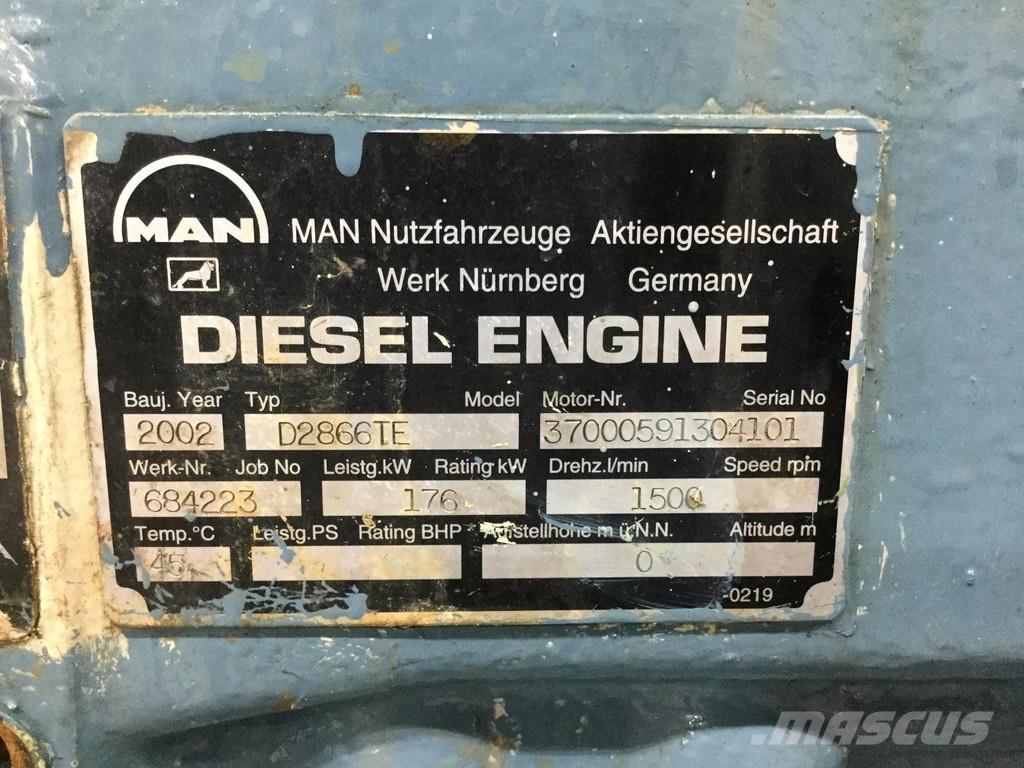 MAN D2866-TE USED エンジン