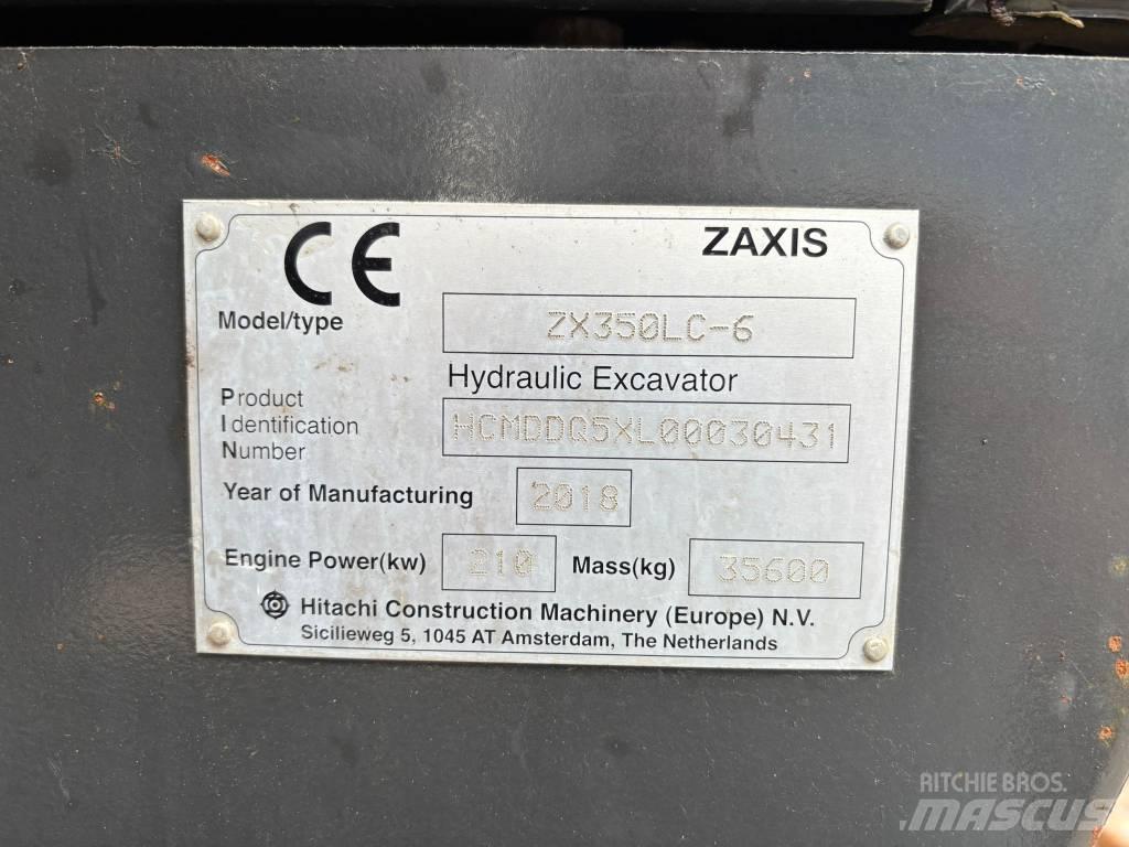 Hitachi ZX 350 LC-6 大型油圧ショベル12t以上（パワーショベル・ユンボ）