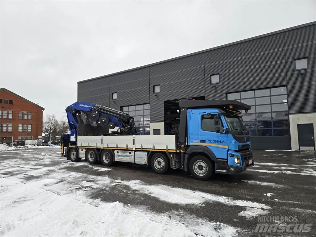 Volvo FMX 540 クレーントラック、ユニック車