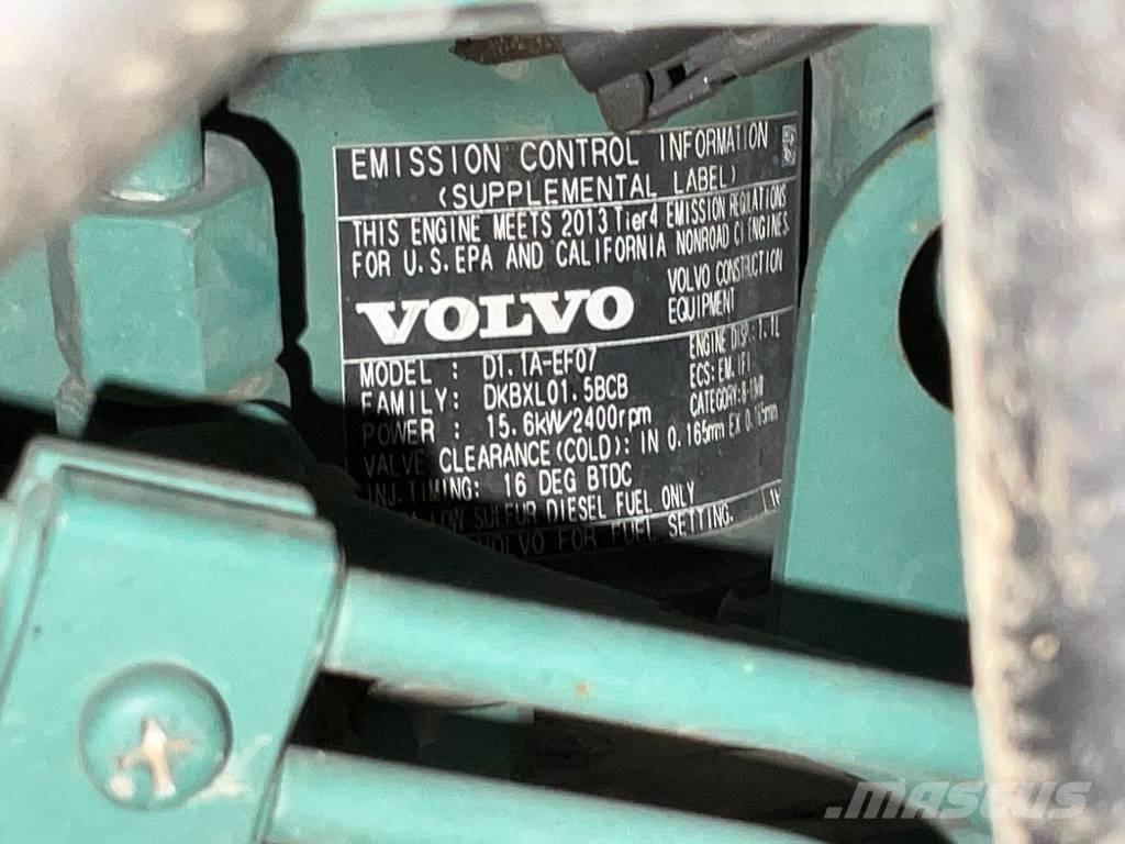 Volvo ECR 25 D ミニ油圧ショベル 7t以下（ミニユンボ・ミニディガー）