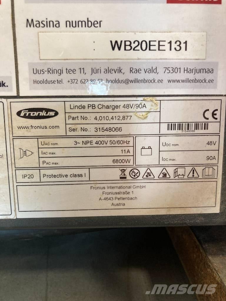 Linde E 16 P バッテリーフォークリフト