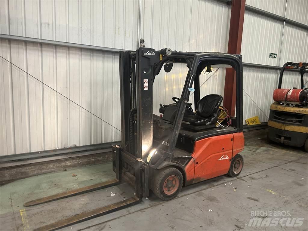 Linde E16P-01 バッテリーフォークリフト