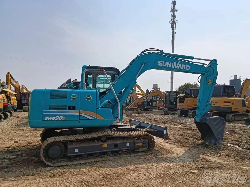 Sunward SWE 90 中型油圧ショベル 7ｔ-12ｔ（ユンボ・パワーショベル・バックホー）
