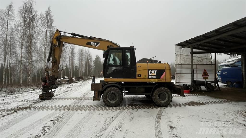 CAT 316 D ホイール式油圧ショベル（パワーショベル・ユンボ・バックホー）