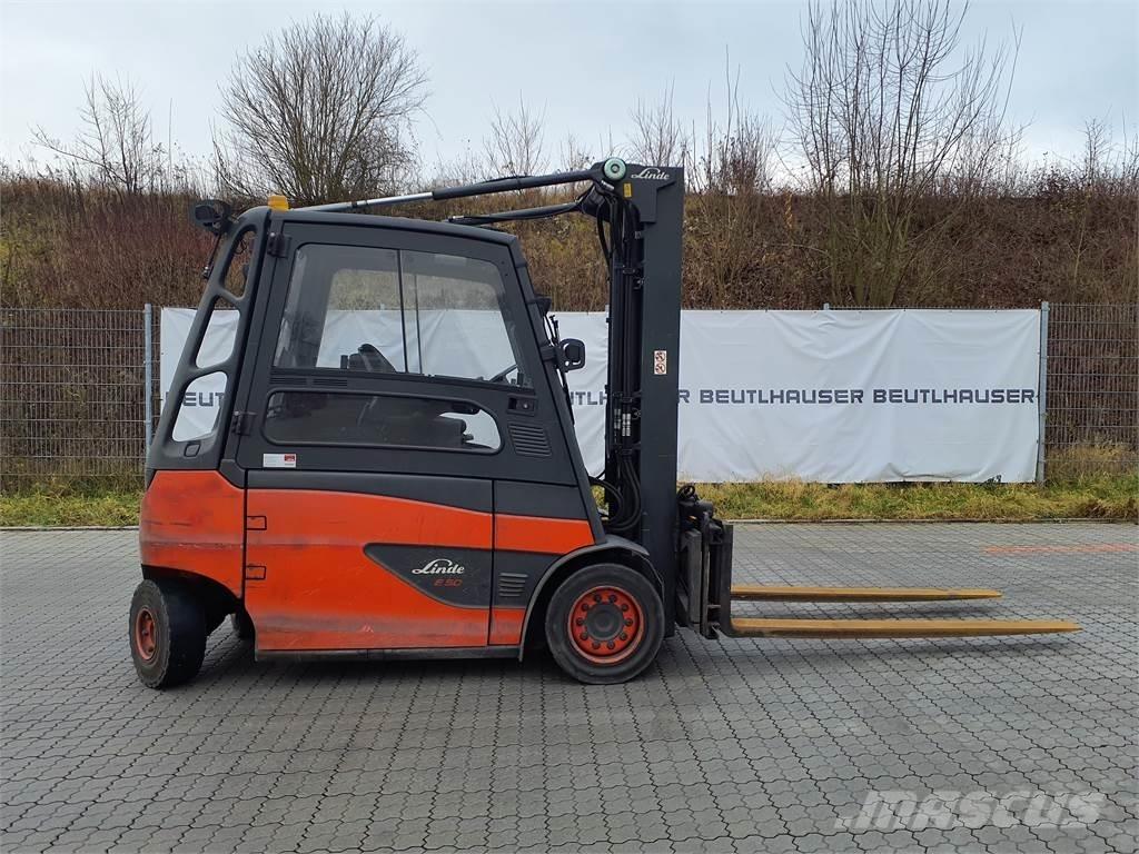 Linde E50HL バッテリーフォークリフト