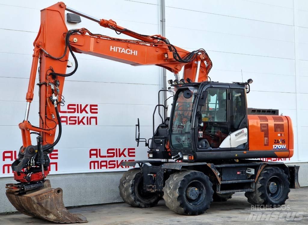 Hitachi ZX 170 W ホイール式油圧ショベル（パワーショベル・ユンボ・バックホー）