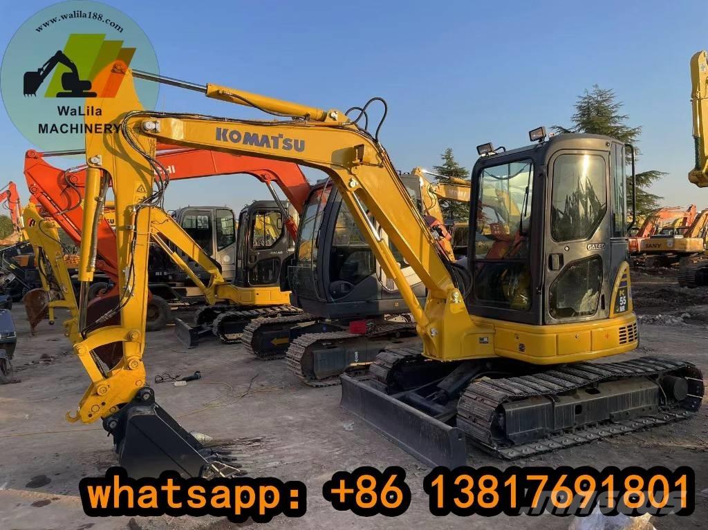 Komatsu PC 55 MR-3 ミニ油圧ショベル 7t以下（ミニユンボ・ミニディガー）