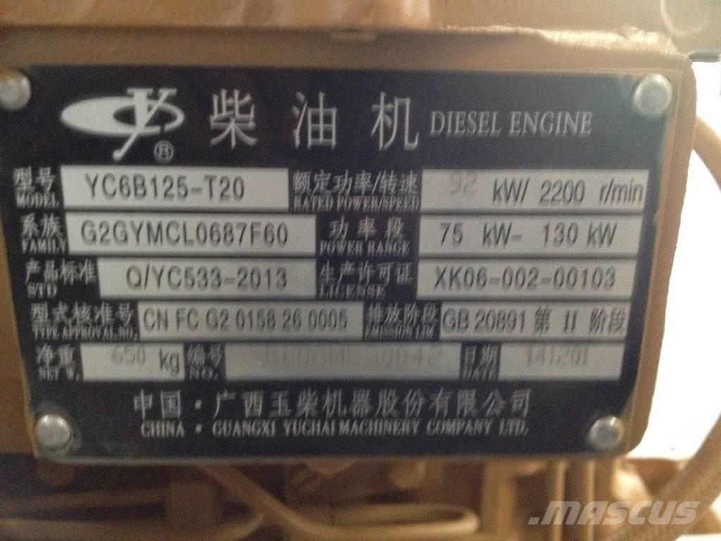 Yuchai YC6B125-T20 エンジン