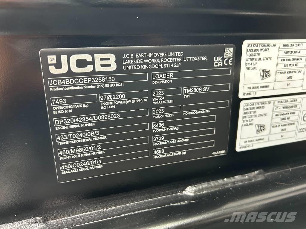 JCB TM280S 農業用テレハンドラー