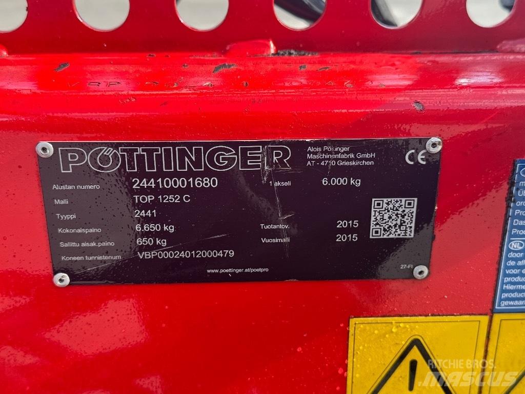 Pöttinger Top 1252 C ウィンドローア/レーキ